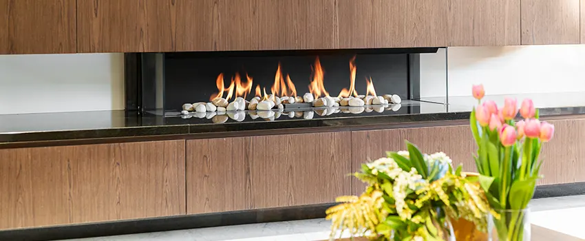Double-height Fireplace Design Refurbishment in O'Fallon, Illinois